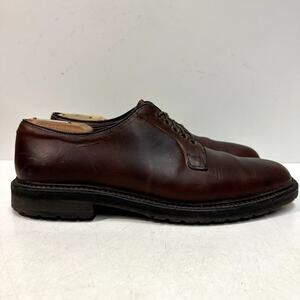 EXCELLENT Alden 9432S Plain Toe Blucher Brown Horween Chromexcel PTB USA 10.5 C